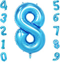 40 Inch Blue Number Balloons, Helium Mylar Foil Number Balloons by Unknown