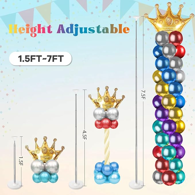 Voircoloria Balloon Column Stand Kit - Image 4