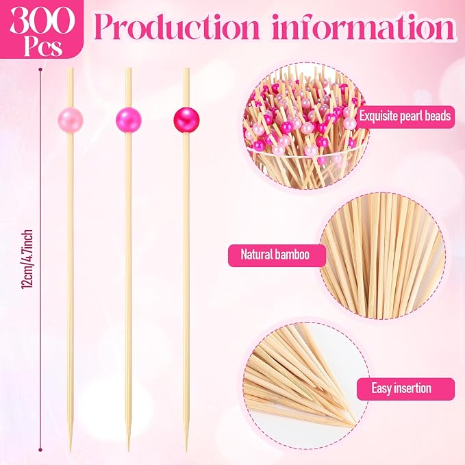 Reallnaive Cocktail Pick Pearl Fancy Toothpick - Image 3