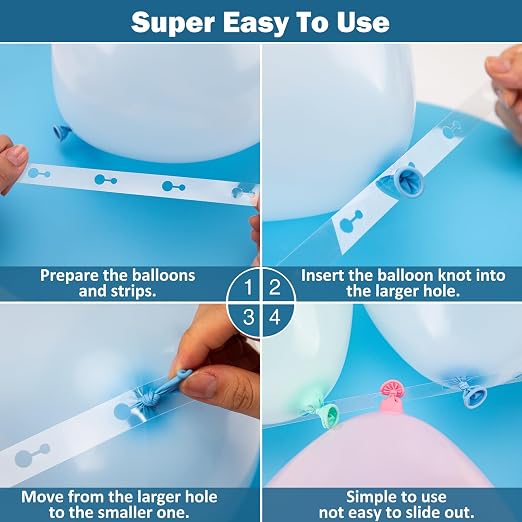 KICNIC Balloon Arch Kit, Balloon Decoration Strip Kit - Image 2