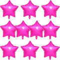 MEETINGU Star Balloons, 18 Inch Rose Mylar Star Foil Balloons by MEETINGU