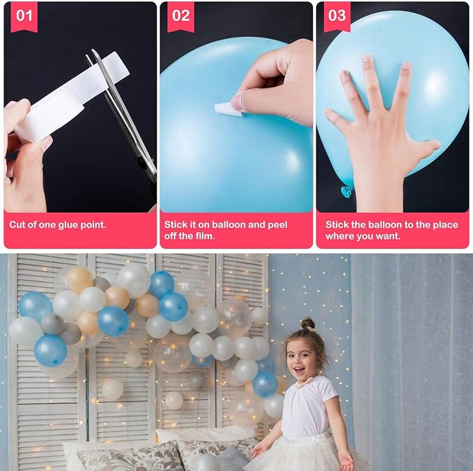 Balloon arch kit and Balloon Garland Kit, 2 Pack Balloon Garland Strips - Image 6