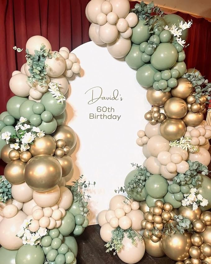 Sage Green Balloon Arch Kit - Image 4