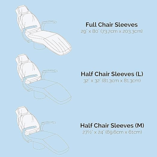JMU 225 Pcs Dental Half Chair Cover - Image 8