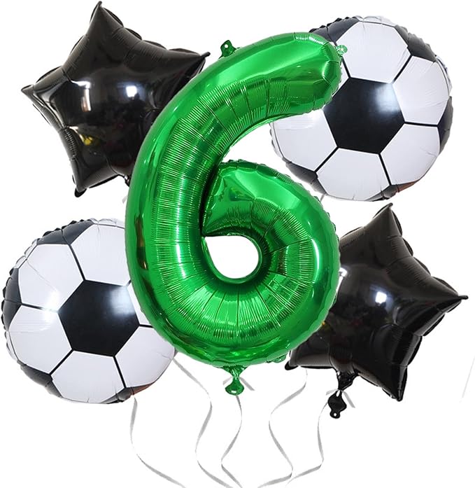 Number Balloons Green Party Balloon - Image 6