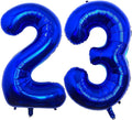 Navy Blue 23 Number Balloons, 40 Inch Giant Number 23 Balloons Foil Mylar by Lovoir