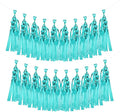 MECCANIXITY 20Pcs Shiny Tassel Garland Banner Tissue Paper by MECCANIXITY