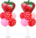 Strawberry Balloon Stand for Table Centerpiece Stand Kit 2 Sets by ZyloonDecoration