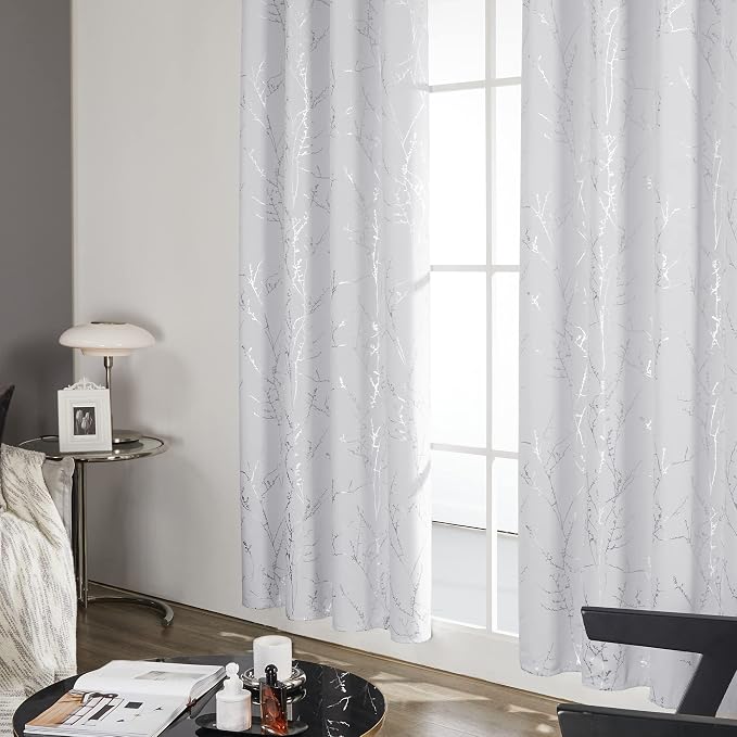Deconovo Living Room Curtains 84 Inches Long, Thermal Insulated, Room Darkening - Image 4