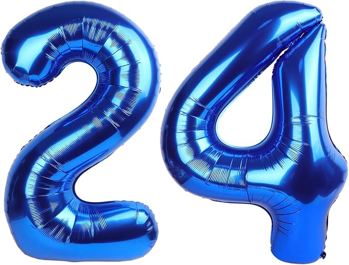 Navy Blue 24 Balloon by IWERP