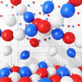 Red Blue White Link Balloons by BTZO
