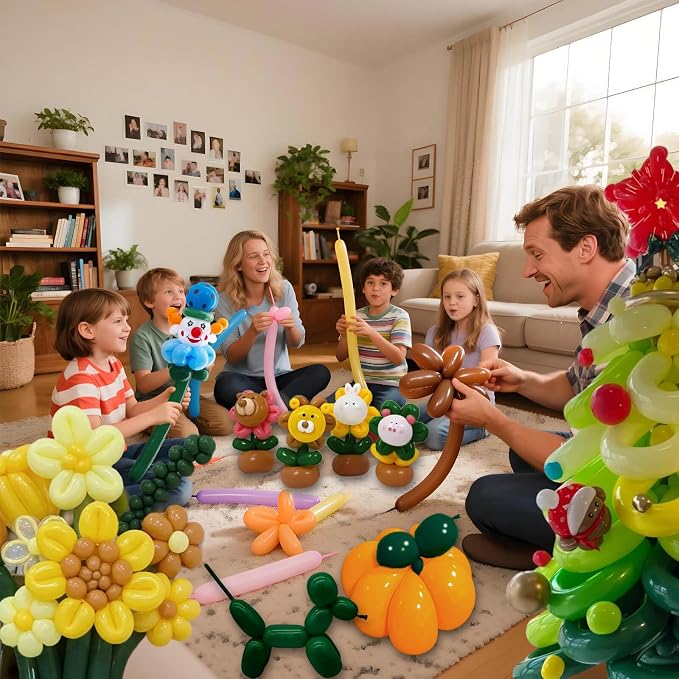 Forest Green Long Balloons Premium 260 Twisting Balloons Animals Magic - Image 7