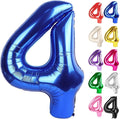 Blue Number 4 Balloon 40 Inch by IWERP