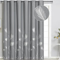 Sliding Glass Door Curtain 80W x 84L Inch Thermal Insulated Blackout Curtain 84 by ESTELARTEXTILER