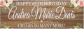 Let's Make Memories Personalized Celebration Banner by LetsMakeMemories