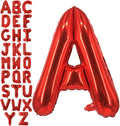 Lovoir 40 Inch Large Red Letter A Balloons Big Size Jumbo Mylar Foil Helium by Lovoir