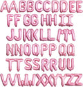 16 Inch 52Pcs Pink Letter Balloons Shiny A-Z Foil Balloon Letters | Reusable by Makeyourpartypop