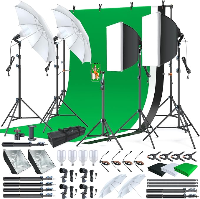 LINCO Lincostore Photo Video Studio Light Kit AM169 | Photography lighting kit by LINCO