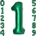 Dark Green Number 1 Balloons Large Emerald Green Number Balloons 40 Inch Jungle by cocodino