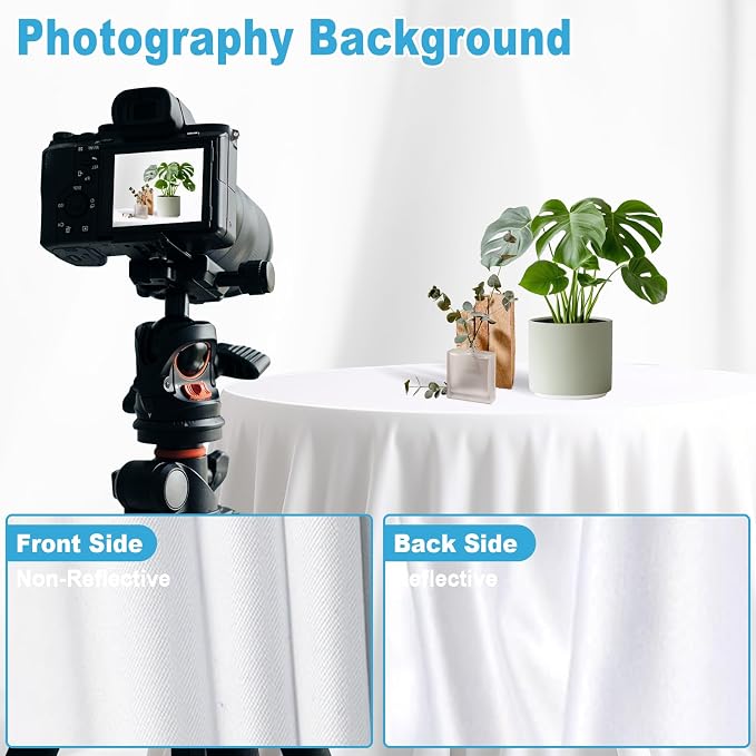 White Photography Backdrop for Photoshoot, 5x7 FT | Versatile Studio Photo - Image 6