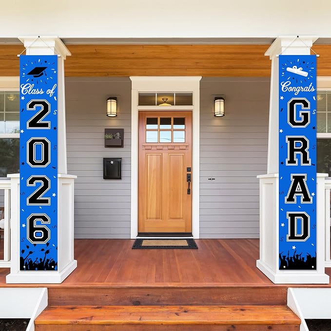 2026 Graduation Decorations, Graduation Banner Class of 2026, Hanging - Image 3