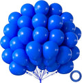 50pcs Royal Blue Balloons 12 Inch, Premium Matte Dark Blue Latex Balloon by Q%26High+Life