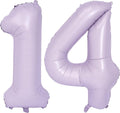 40 In Matte Purple Number Balloons Helium Foil Mylar Balloon Digital 14 | by Exquisitehighqualitypartydecorationstomeetyoureveryneed%EF%BC%81