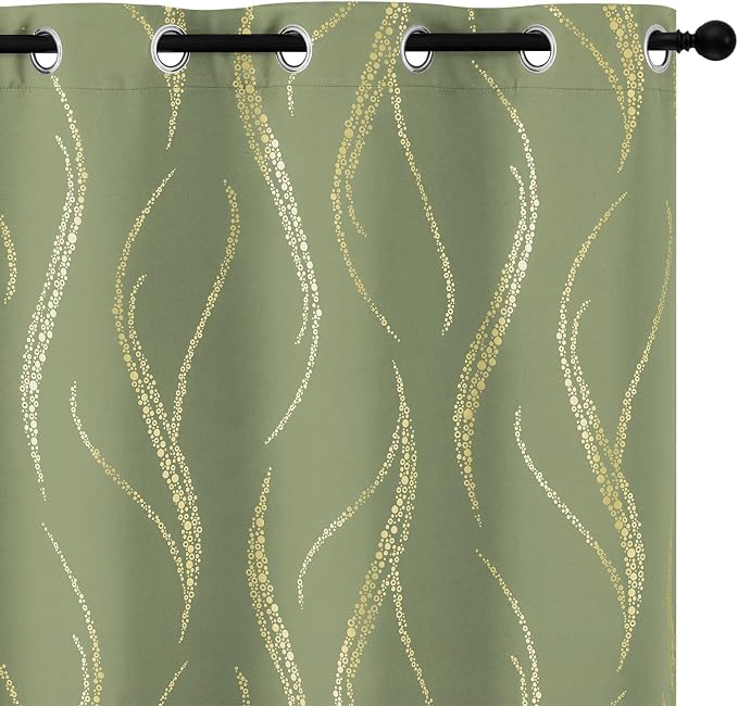 Yakamok Sage Light Blocking Curtains by Yakamok