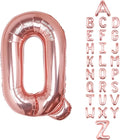 Letter Balloons Rose Gold 40 Inch Q Large Big Foil Mylar Balloon | by Unknown