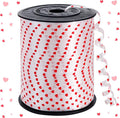 BEISHIDA White with Heart Curling Ribbon, Balloon String 500 Yards by Beishida
