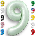 Green Number Balloon 9 Mylar Foil Balloons 32 inch by Unknown