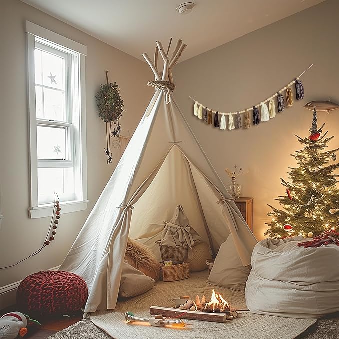 Boho Yarn Tassel Garland - Image 5