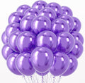 Voircoloria 66pcs Metallic Purple Latex Party Balloons, 12inch | by Voircoloria