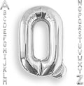 AULE 40 Inch Silver Q Balloon Letter Foil A-Z Birthday Big Alphabet | Birthday by AULE