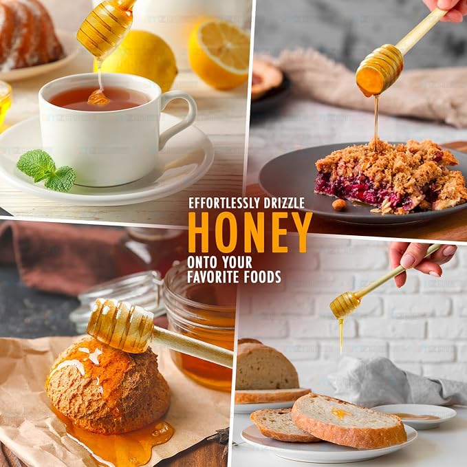 Gloriec 40 Pcs Honey Dipper Sticks - Image 2