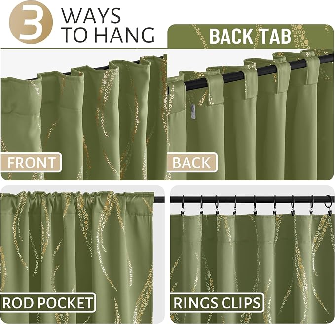 Yakamok Sage Light Blocking Curtains - Image 5