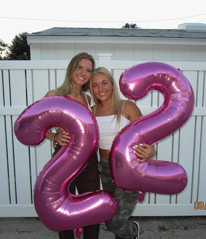 Pink Number 3 Balloon 40 Inch - Image 2