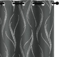 Yakamok Dark Grey Blackout Curtains by Yakamok
