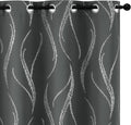 Yakamok Dark Grey Blackout Curtains by Yakamok