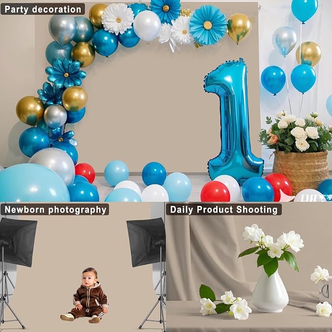 Beige Photography Backdrop for Photoshoot, 10x20 FT | Versatile Studio Photo - Image 5