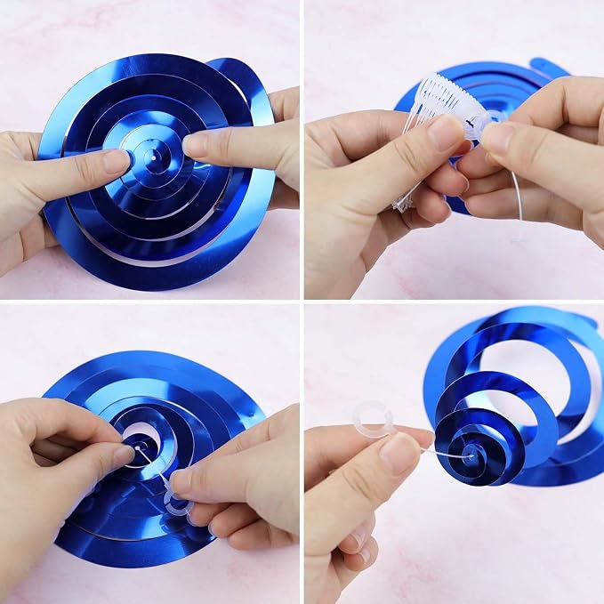 36 Pack Party Hanging Swirl Decorations Plastic Streamer - Image 5