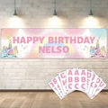 Lonfliness Personalized Birthday Banner Happy Birthday Party Decor Custom DIY by Lonfliness
