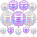 Biapian 12 Pcs Iridescent Round Foil Balloons, Different Size Holographic by BIAPIAN