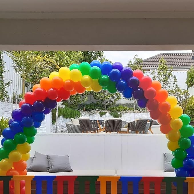 KBZVNAF Rainbow Balloons Latex Party Balloons - Image 3