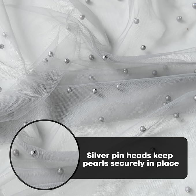 Artoid Mode 6PCS Pearl Grey Gauze Table Runner 120 Inch 10FT, Seasonal Sheer - Image 7