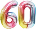 Rainbow Number Balloons Birthday Balloons by United-UnicornsParty