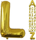 Letter Balloons Gold Party Balloon by United-UnicornsParty