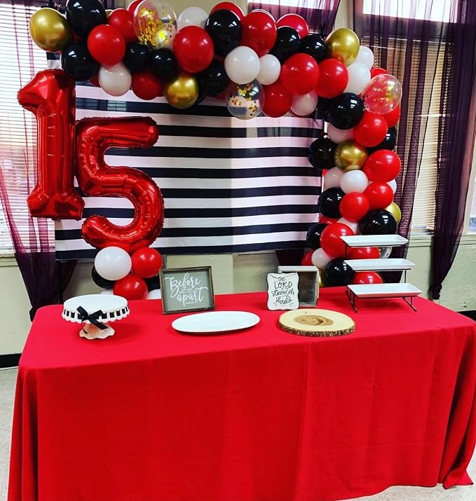 15 Balloon Numbers 40 Inch for 15th Year Old Birthday Decorations, Inflation - Image 2