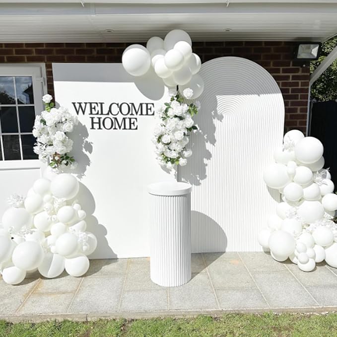 Awenztech 122pcs White Balloon Arch Kit, 18 12 10 5 inch White Latex Balloons - Image 5