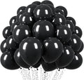 Voircoloria 110pcs Black Latex Party Balloons, 12inch | by Voircoloria